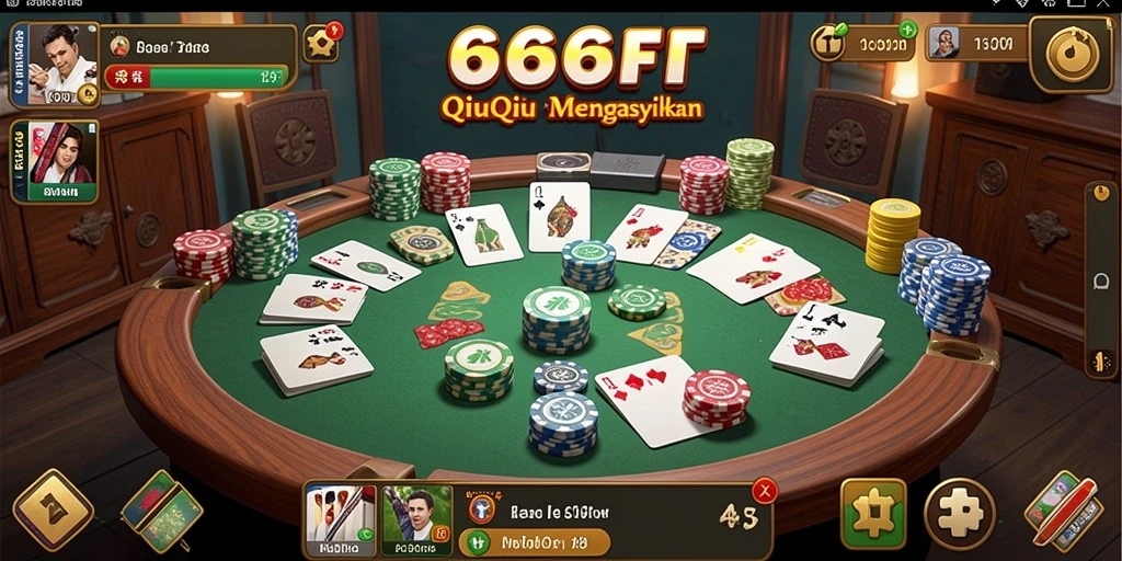 Gameplay QiuQiu yang seru dan kompetitif di 666FF.