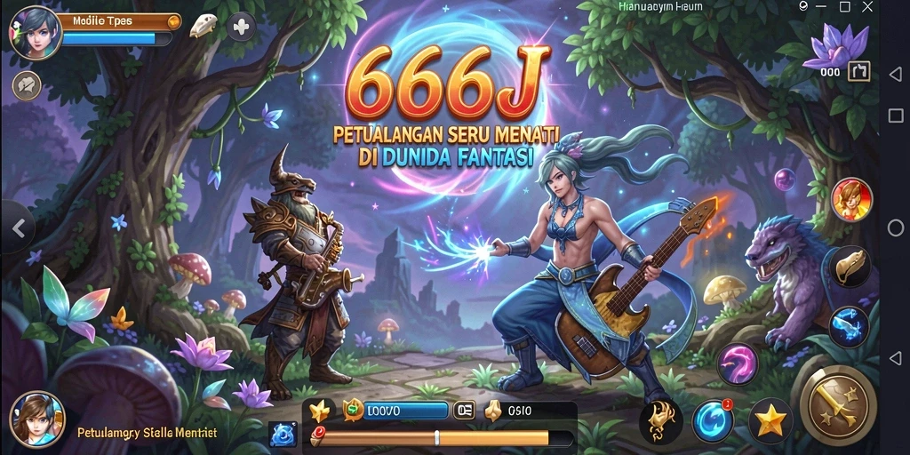 Tampilan gameplay <strong>666J</strong> yang menawan dan mendebarkan.