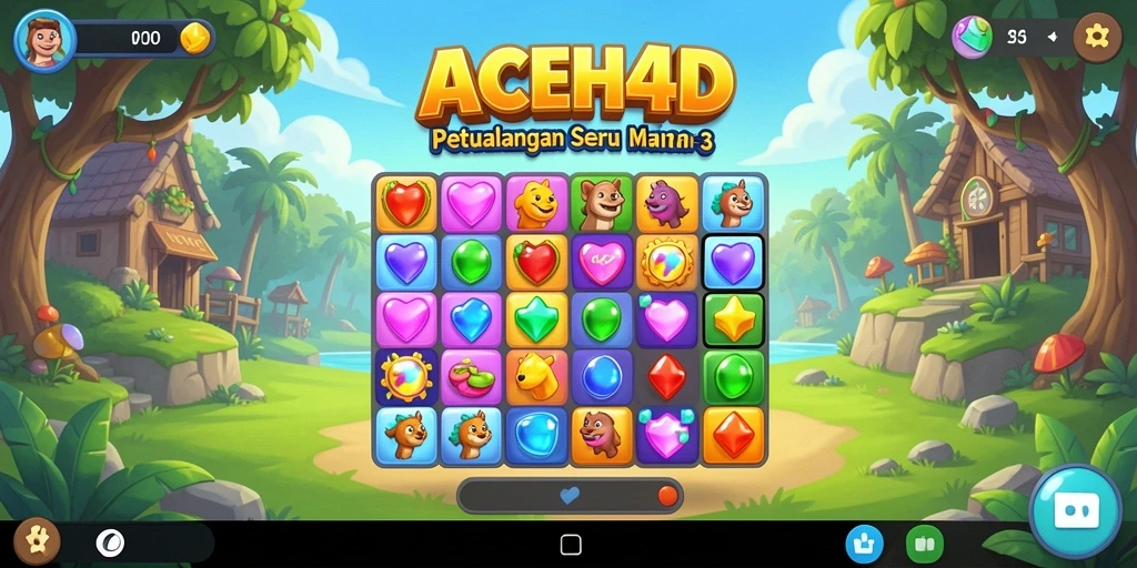 Gameplay seru dan penuh warna dalam ACEH4D.
