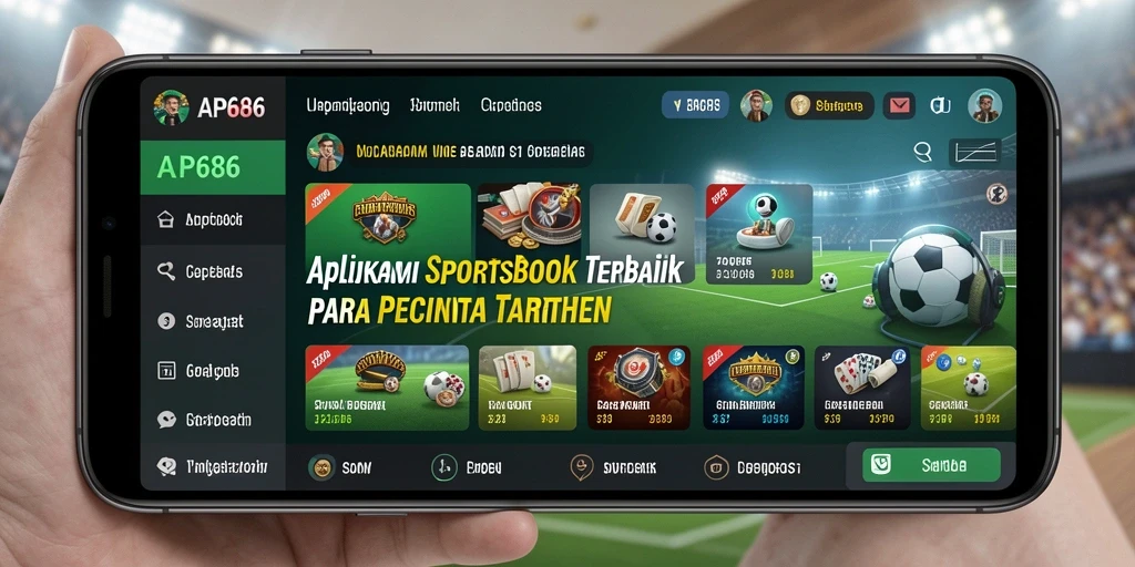 Tampilan menarik dari gameplay Sportsbook di AP686.
