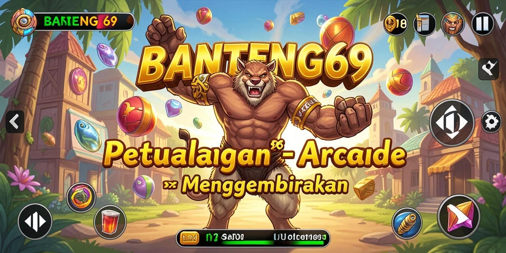 Tampilan gameplay BANTENG69 yang menarik dan penuh warna.