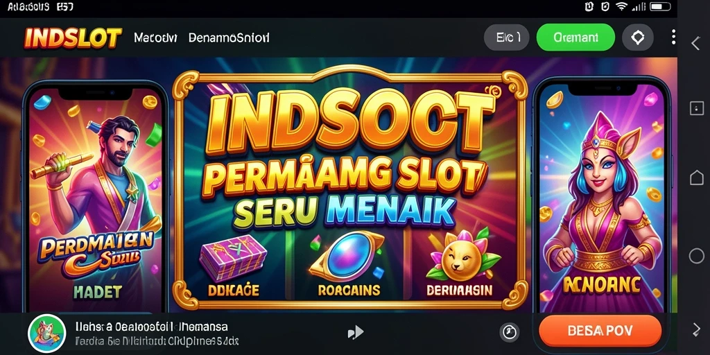 Tampilan gameplay INDSLOT dengan fitur Slot yang menarik.