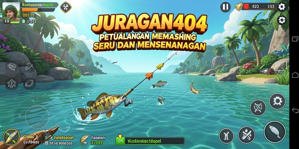 Tangkapan ikan yang beragam dan gameplay yang memikat di JURAGAN404.