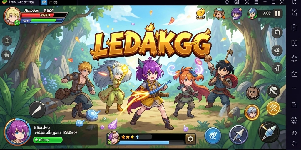 Screenshot LEDAKGG menampilkan momen seru dalam gameplay Anime.