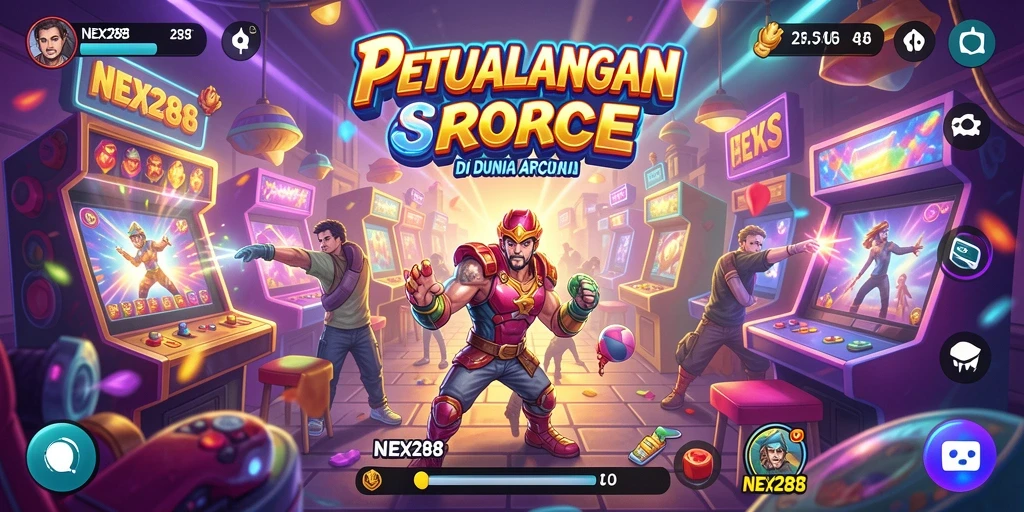 Tampilan gameplay seru NEX288 dengan berbagai rintangan dan musuh.