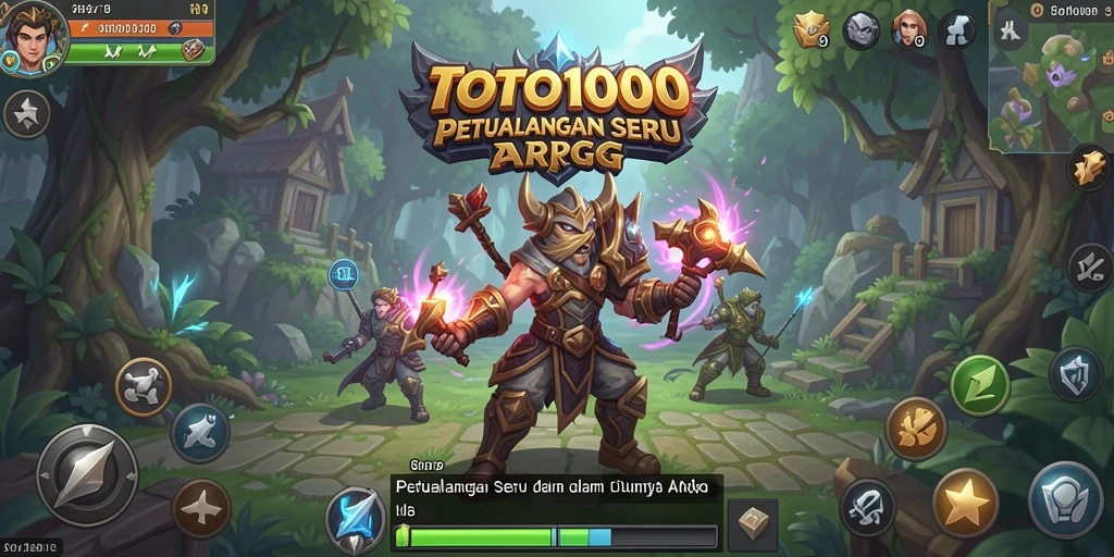 Tampilan gameplay seru dari TOTO1000 yang mengasyikkan.