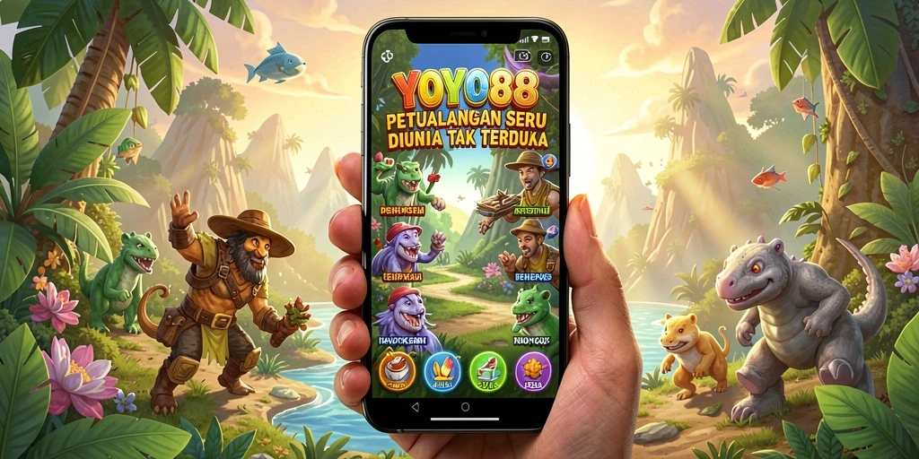 Tampilan gameplay yang menegangkan di dunia petualangan.